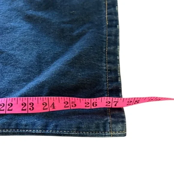 High Rise Wide Leg Distressed Jeans - Picture 8 of 10